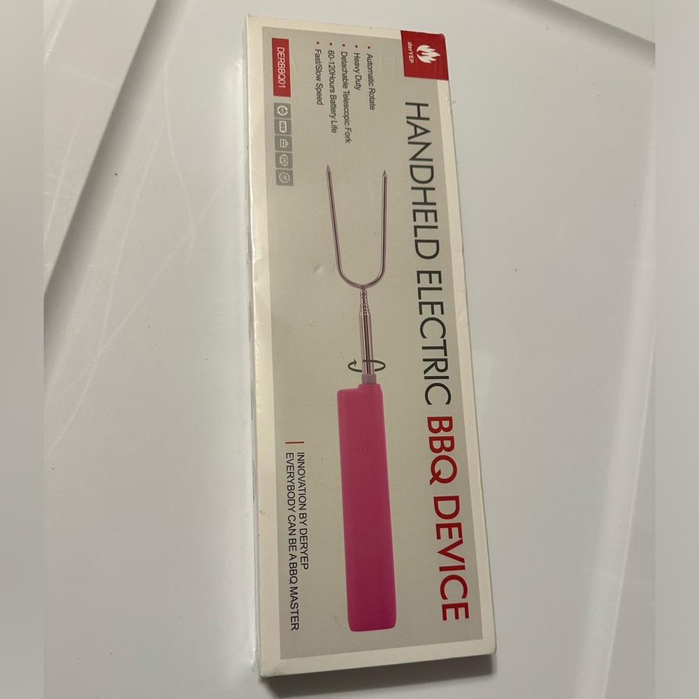 Handheld Electric BBQ Device - Pink